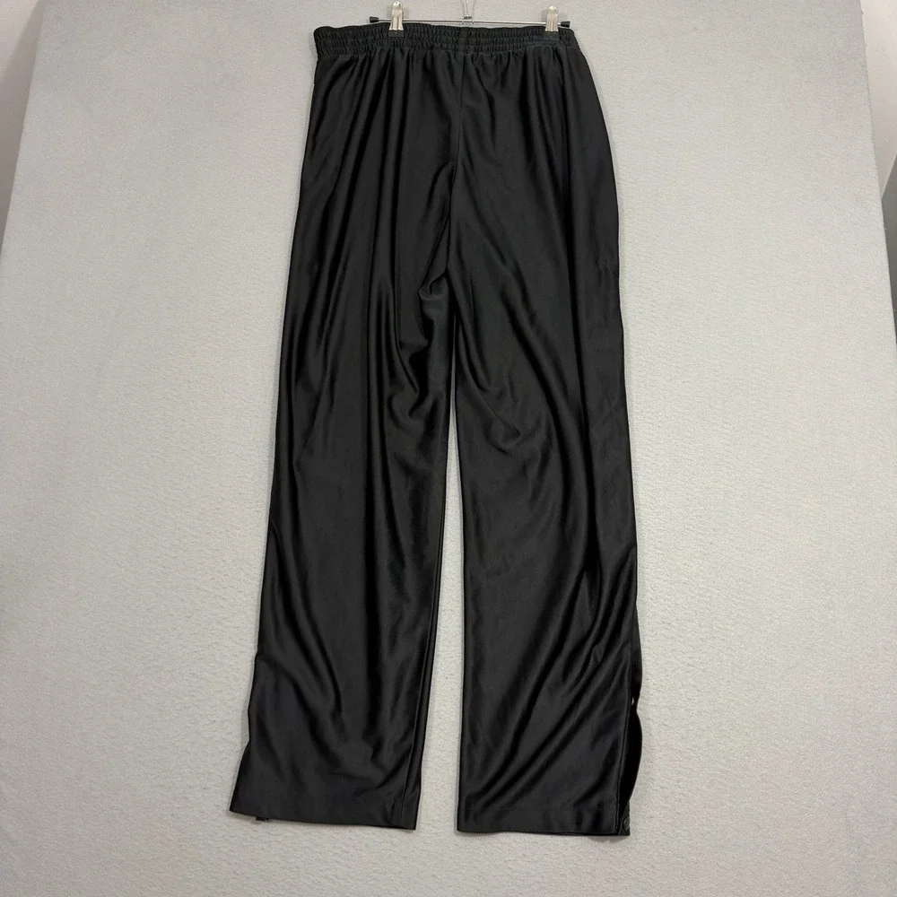 Vintage Nike Pants Medium Black Tear Away Snap Button Track Pants 90s Sports
